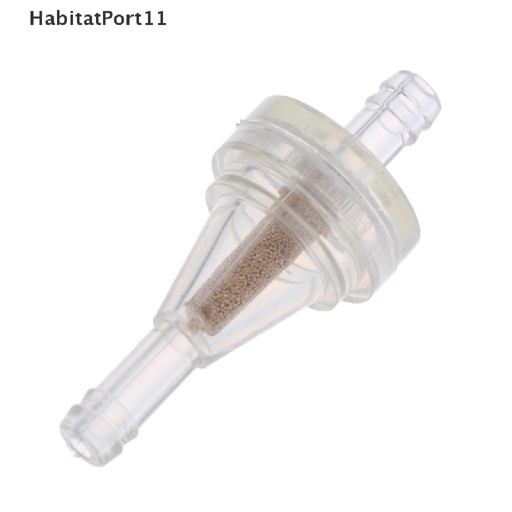Habitatport ไส้กรองน้ํามันเชื้อเพลิงเบนซิน แบบใส 6 มม. 1/4 นิ้ว สําหรับรถจักรยานยนต์