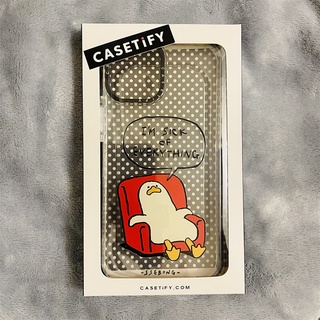 Casetify X SSEBONG เคสโทรศัพท์มือถือแบบนิ่ม ใส ลายเป็ด สําหรับ IPhone 13 Pro MAX Mini 12 Pro MAX Mini 11 Pro MAX XS MAX XR X SE 7 8 Plus