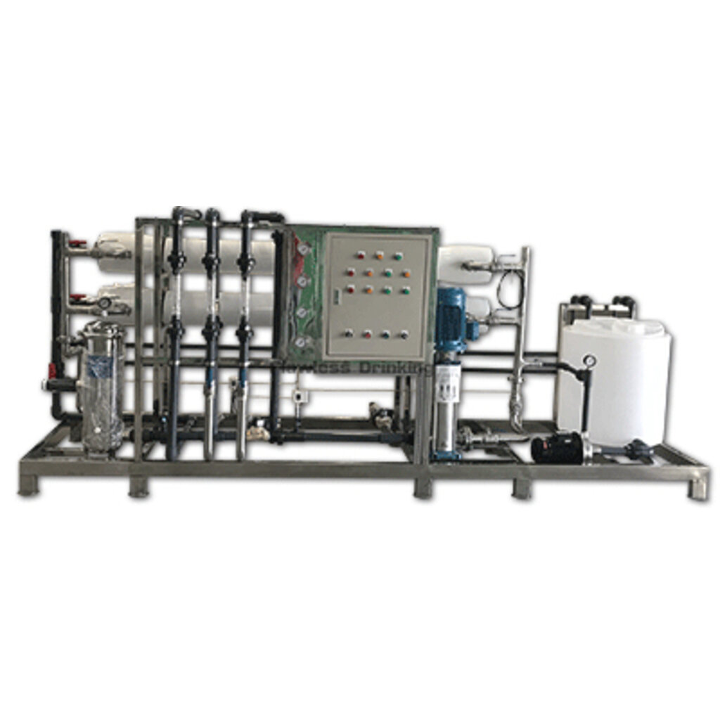 เครื่องกรอง RO 96,000 LPDM 8''4 ไส้ 380V พร้อมระบบล้าง1