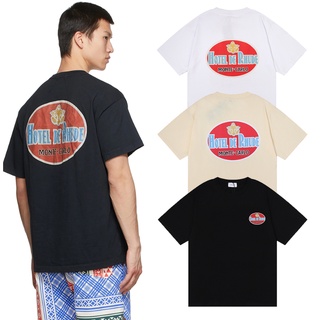 [S-5XL]เสื้อยืดแขนสั้น พิมพ์ลาย Rhude Monte-Carlo พลัสไซซ์ สําหรับคู่รัก