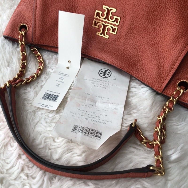 ❌ vายแล้วค่า ❌ ♡ Tory Burch | 73503 Small Britten Slouchy Tote | Shopee  Thailand