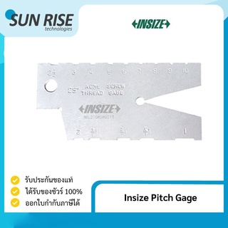 Insize 4812-12 Pitch Gage พิทช์ เกจ 2-12mm. (Metric 30 องศา)