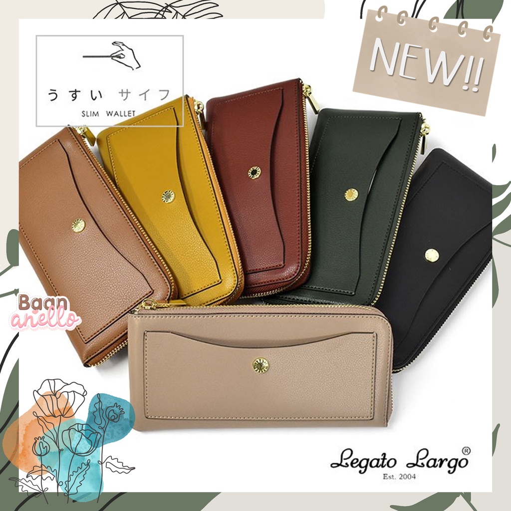 Legato Largo (レガートラルゴ) Slim Wallet LJ-P0112 กระเป๋าสตางค์