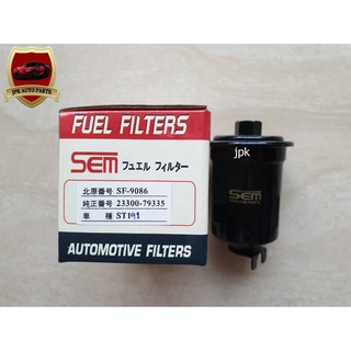 กรองเบนซิน TOYOTA ST191,3SFE ลูกเหล็ก ราคาลูกละ 180 บาท