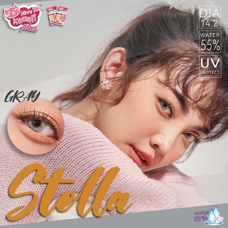 Stella eff.18 (ค่าสายตา -0.50 ถึง -6.00) Kitty kawaii Plus