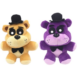 18 เซนติเมตรเฟร็ดดี้ Fazbear ของเล่นตุ๊กตาเฟรดดี้ FNAF เฟร็ดดี้ Fazbear หมีตุ๊กตายัดของเล่นตุ๊กตาของขวัญสำหรับเด็กเด็ก