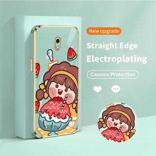 เคสซิลิโคนนิ่ม ทรงสี่เหลี่ยม ลายผลไม้ กันกระแทก สําหรับ Redmi 8A