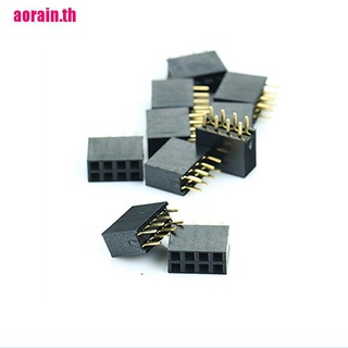 【aorain.th】ซ็อกเก็ต แถวคู่ ตัวเมีย 8P 2.54 มม. 2x4 Pin 10 ชิ้น