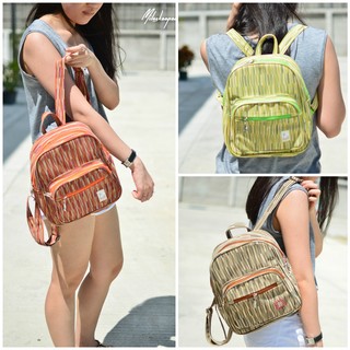 MilesKeeper mini backpack PVC leather กระเป๋าเป้สะพายหลัง รุ่น 202