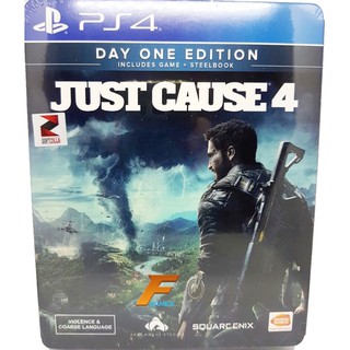 PS4 Just Cause 4 Day One Steelbook Edition (Zone3/Asia)( English ) แผ่นเกมส์ ของแท้ มือหนึ่ง มือ1 ของใหม่ ในซีล