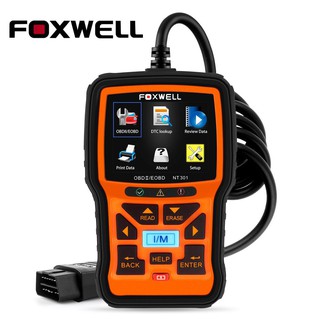 เครื่องอ่านโค้ดFoxwell Nt 301 Obd 2 สแกนเนอร์วินิจฉัยรถยนต์