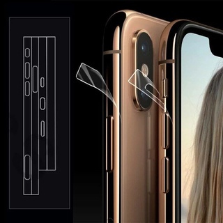 [ขายดี] ฟิล์มไฮโดรเจล TPU นิ่ม แบบใส กรอบบางพิเศษ ปิดขอบอัตโนมัติ สําหรับ Iphone 8 8 Plus X XS Max XR 11 11 Pro 11 Pro Max Iphone12 12 Pro 1 ชุด