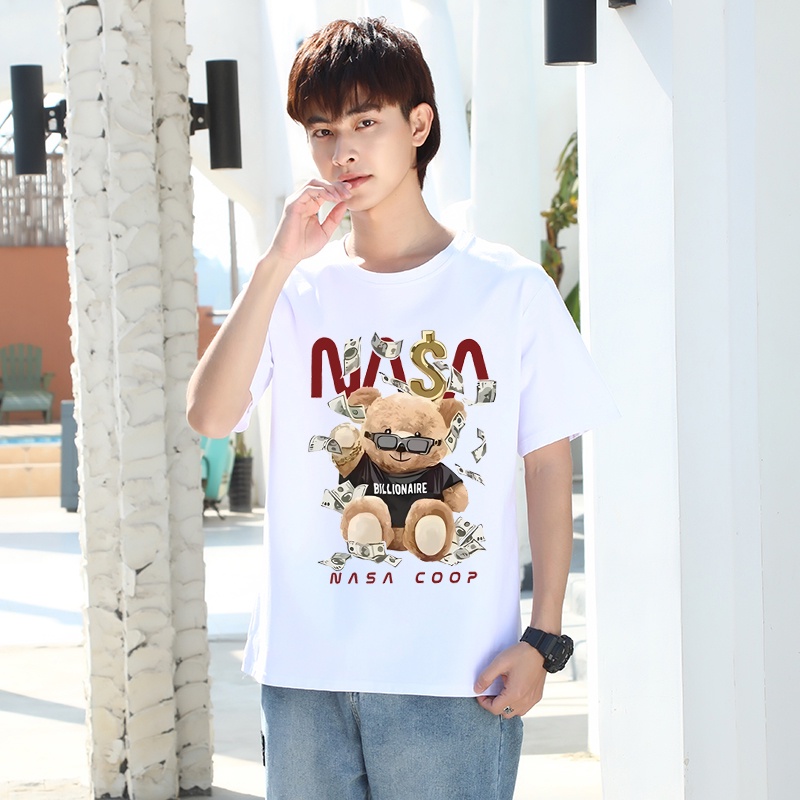 BK-493-SHORT เสื้อยืดแขนสั้นพร้อมส่ง 7สี ลายการ์ตูน ขายดีตามเทรนต์ ลายน่ารัก สีสันสดใส่น่ารัก ใส่ได้ทั้งหญิงและชาย ราคา ถูกที่สุด ดีลบีเคเค แกลเลอรีภาพที่ 7