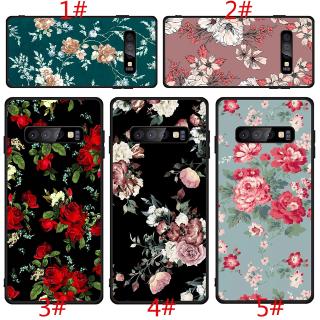 Samsung Galaxy S 6 S 7 Edge S 9 S 10 Plus เคสนุ่มลายดอกไม้