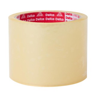 เทปโอพีพี 3 นิ้วx45 หลา สีใส เดลต้า OPP Tape 3 inch x45 yd. Clear Delta