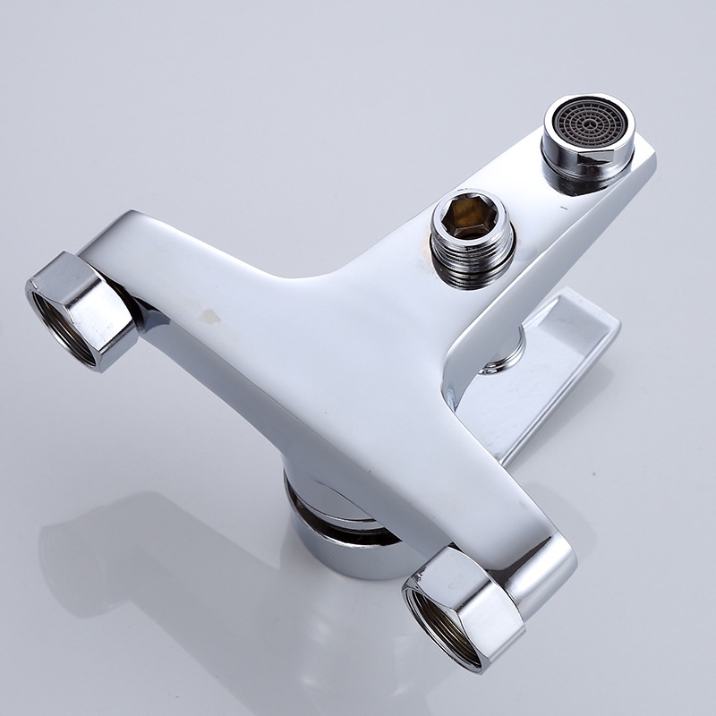 ก๊อกน้ําฝักบัวอาบน้ํา วาล์วผสม ก๊อกน้ําร้อน และเย็น แบบติดผนัง - รูปที่ 2