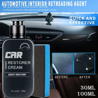 30/100ML Auto Leather &amp; Plastic Refurbishment Paste Car Restorer Cream