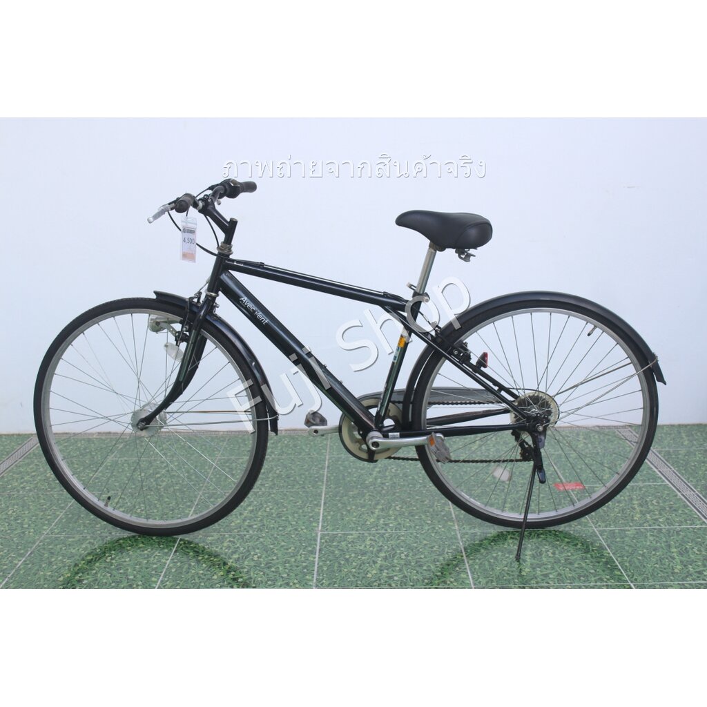 จักรยานญี่ปุ่น - ล้อ 27 นิ้ว - มีเกียร์ - สีดำ [จักรยานมือสอง]