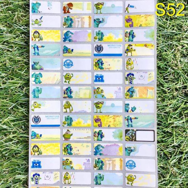 🎀สติ๊กเกอร์ชื่อกันน้ำ🎀 ลาย #S52