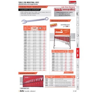 ประแจแหวนข้างปากตายข้าง PUMPKIN MATSUMOTO 6 mm(44601)  7 mm(44602)  8 mm(44603)  9 mm(44604)  10 mm(44605)