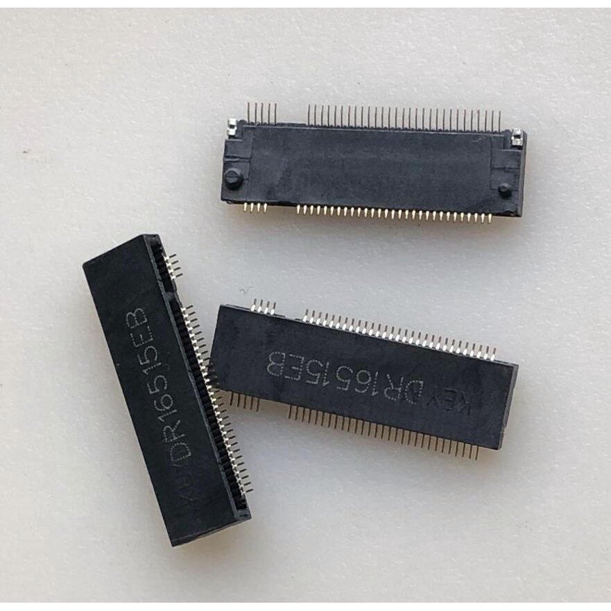 NGFF Slot 1pcs M.2 Socket Connector KEY-M 67P Upper 4 Lower 5 Gold Pin ความสูง H2.0 มม.Mlz12