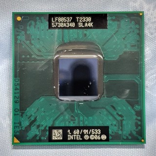 INTEL PENTIUM  dual-core T2330  1.60GHz / 1MB L2 cache / 533MHz Socket 478