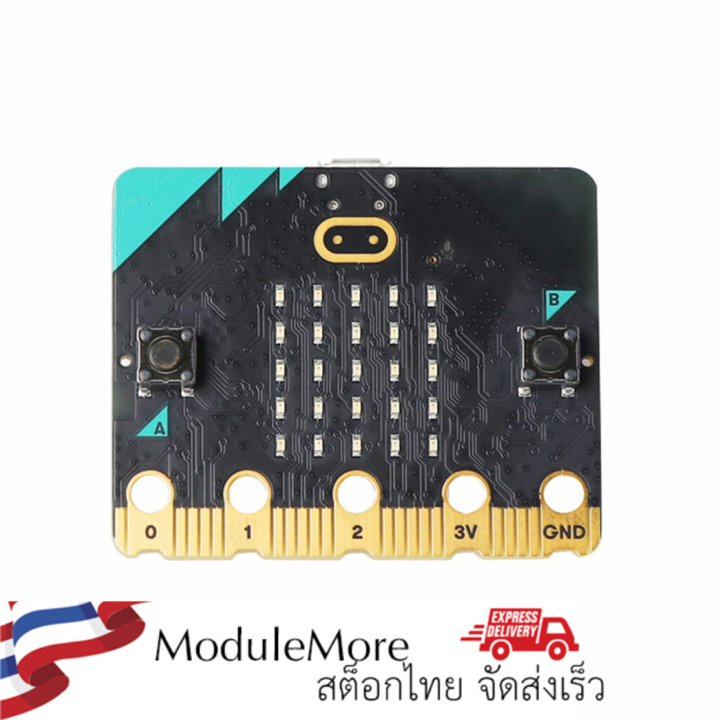 บอร์ด ไมโครบิต microbit v2.0 ของแท้จาก Hiwonder BBC micro:bit V2.0 Built-In Speaker &Microphone for 