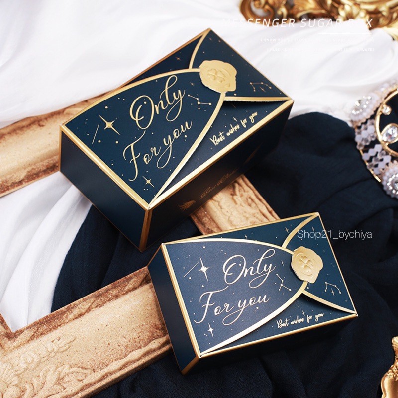 •พร้อมส่ง• มินิกล่องของขวัญ Only for you กล่องสำเร็จรูป ดีไซน์หรู