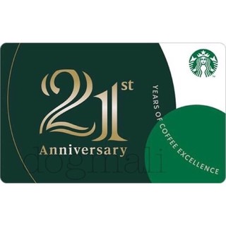 starbucks card korea ครบรอบ 21 ปี