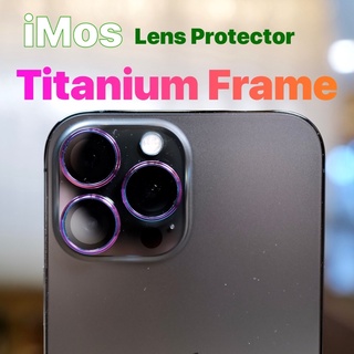 กระจกกันเลนส์กล้อง iMos 13 Pro &amp; 13 Pro Max Stainless PVDSS Titanium