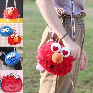 กระเป๋าสะพายข้างตุ๊กตาเอลโม่ คุกกี๊ Elmo /Cookie (จำนวนจำกัด!!!!)