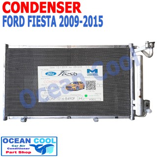 แผงแอร์ ฟอร์ด เฟียสต้า ปี 2009 - 2015 CD0085 PARALLEL CONDENSER FORD FIESTA  2010 2011 2012 2013 2014 คอนเดนเซอร์