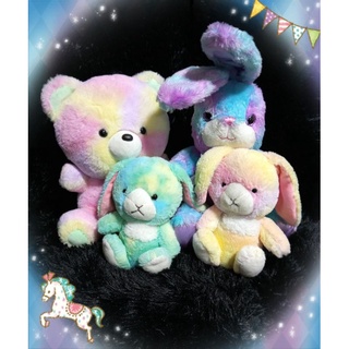 Colorful stuffed animals 🌈 ตุ๊กตาสีรุ้ง 🍭ตุ๊กตาสีพาสเทล 🐰ตุ๊กตากระต่าย