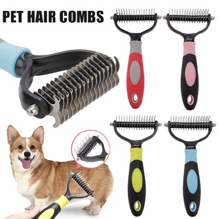 New Dog Pet Cat Grooming Comb Brush Undercoat Rake Dematting Deshedding Trimmer