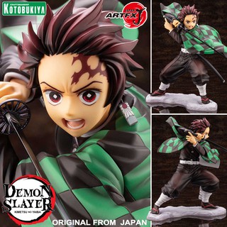 Figure งานแท้ Original Kotobukiya ARTFX J Demon Slayer Kimetsu no Yaiba ดาบพิฆาตอสูร Tanjiro Kamado คามาโดะ ทันจิโร่