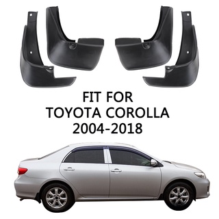 บังโคลนด้านหน้าด้านหลังสําหรับ Toyota Corolla 2004-2018 4 ชิ้น/ชุด