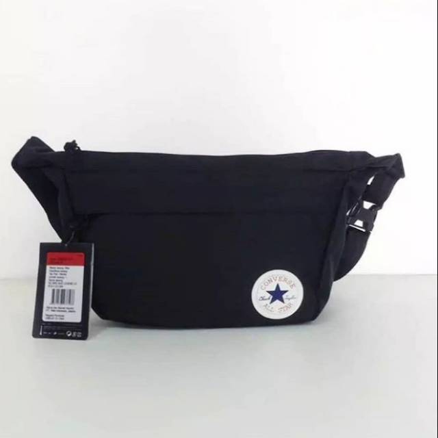 Converse MESSENGER BAG BLACK / Sling BAG / CONVERSE BAG / College BAG / School BAG