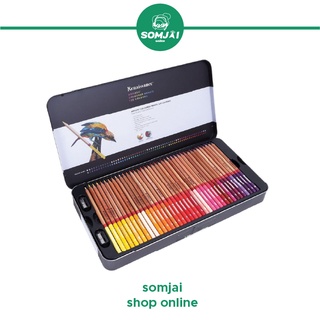 Renaissance - เรนาซองซ์ ดินสอสี ดินสอสีไม้เกรดอาร์ตติส Artists’ Coloured Pencil  รุ่นกล่องเหล็ก จำนวน 120 สี