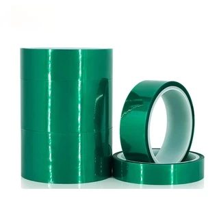 เทป PET สีเขียว ทนความร้อน 33 เมตร ทนอุณหภูมิสูง 33 เมตร สําหรับบัดกรี PCB