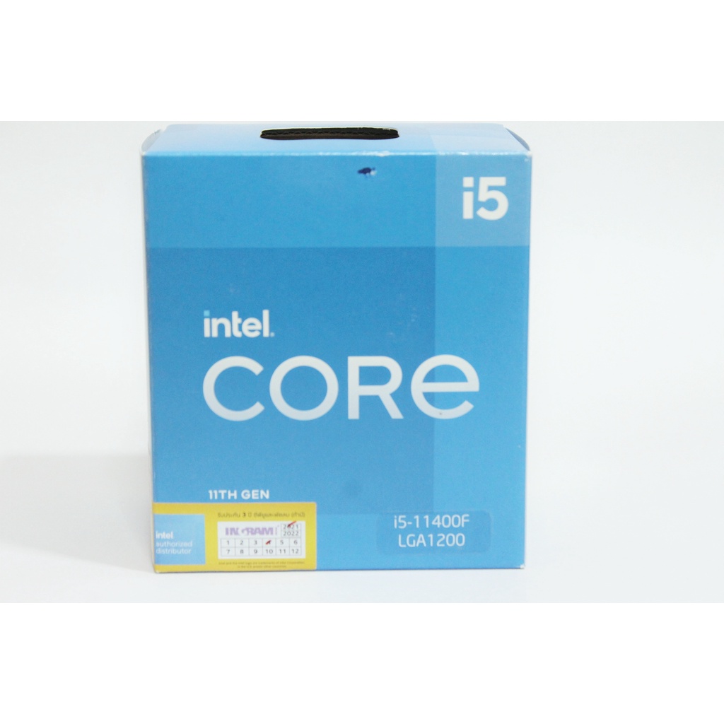 CPU Intel I5-11400F ประกันศูนย์ 3 ปี 04/2024 LGA1200
