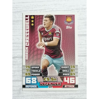 MATCH ATTAX 2014/15 WEST HAM UNITED (จำหน่ายแยกใบ)