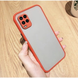 เคสกันกระแทก ส่งจากไทย Case Realme 8 4G เคสโทรศัพท์ เรียวมี ปุ่มสีผิวด้าน กันรอยกล้อง ขอบนิ่มหลังแข็ง