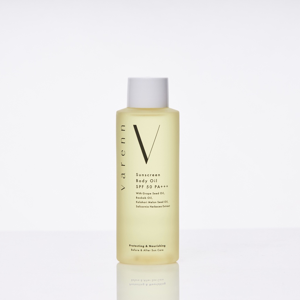 VARENN Sunscreen Body Oil SPF50 PA+++ 100 ml วาเรนน์ ซันสกรีน บอดี้ ออย ออยกันแดด บอดี้ออย