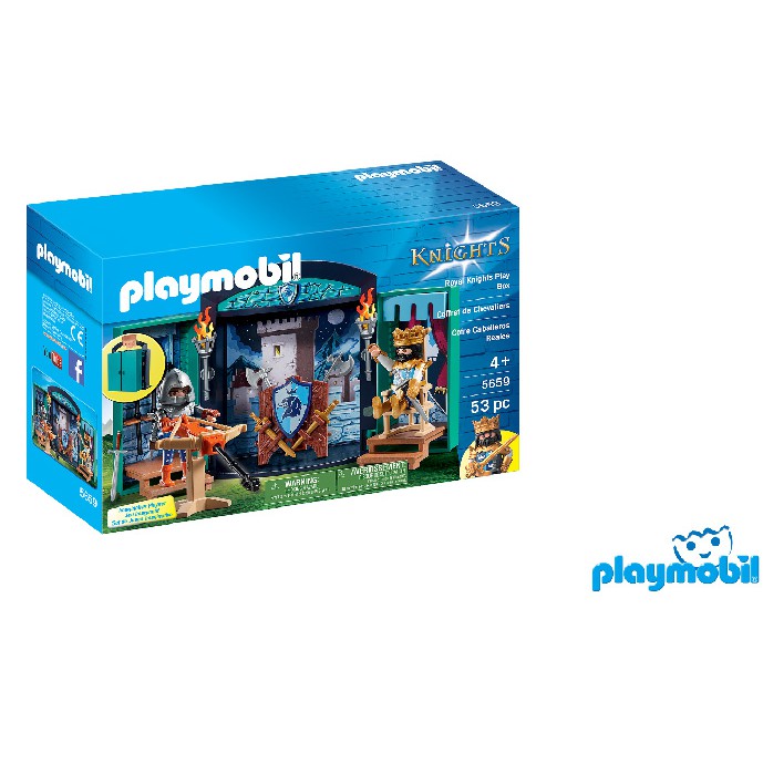 Playmobil 5659  Knights Royal Knights play box แอคชั่นฟิกเกอร์  อัศวิน ปราสาทอัศวินกระเป๋าหิ้ว