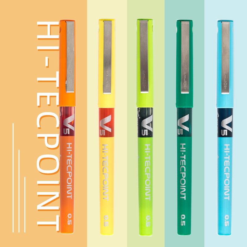 Penlab Pilot V5 ปากกาหมึกเจลสี 0.5 มม. ลูกลื่น Tecpoint ลูกอม เขียน วาดภาพ เครื่องเขียนญี่ปุ่น C6911