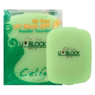 แป้งพริตตี้  Celina UV Block Oil Free Powder Foundation (รีฟิล)  แป้งพัฟเซลิน่า