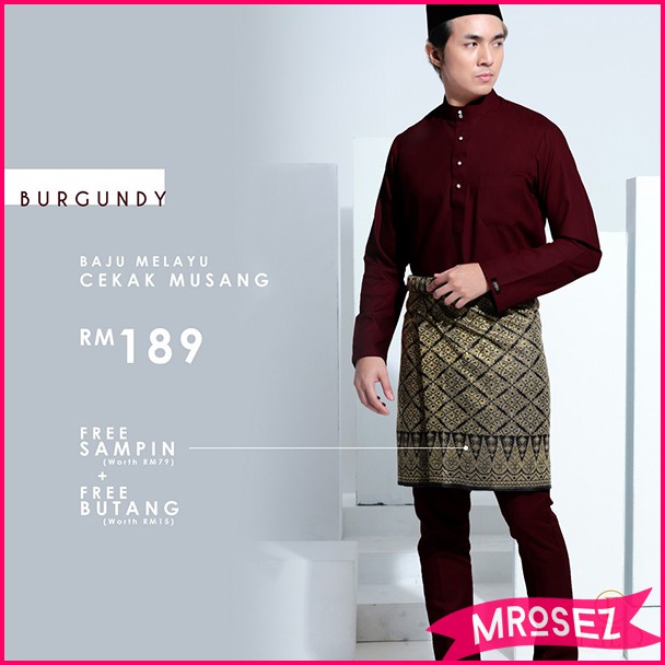 BAJU MELAYU RAYA 2020 (CAK MUANG) + ฟรี - โดย FEEQ