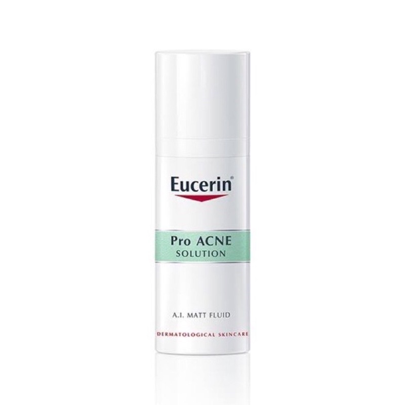 Eucerin Pro Acne  A.I. Matt Fluid 50ml.​ ลดสิว​ ลดรอยสิว exp: 2026