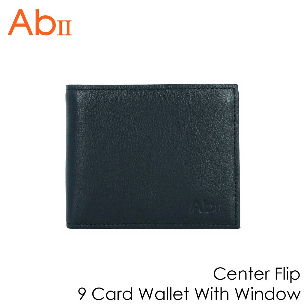 [Albedo] Center Flip 9 Card Wallet With Window กระเป๋าสตางค์/กระเป๋าเงิน/กระเป๋าใส่บัตร ยี่ห้อ AbII - A2EP00499
