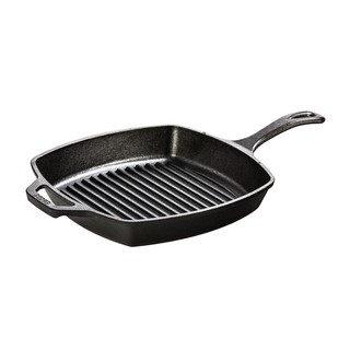 Lodge Cast Iron Square Grill Pan กระทะย่างสี่เหลี่ยมมีลาย 26.67 cm L8SGP3